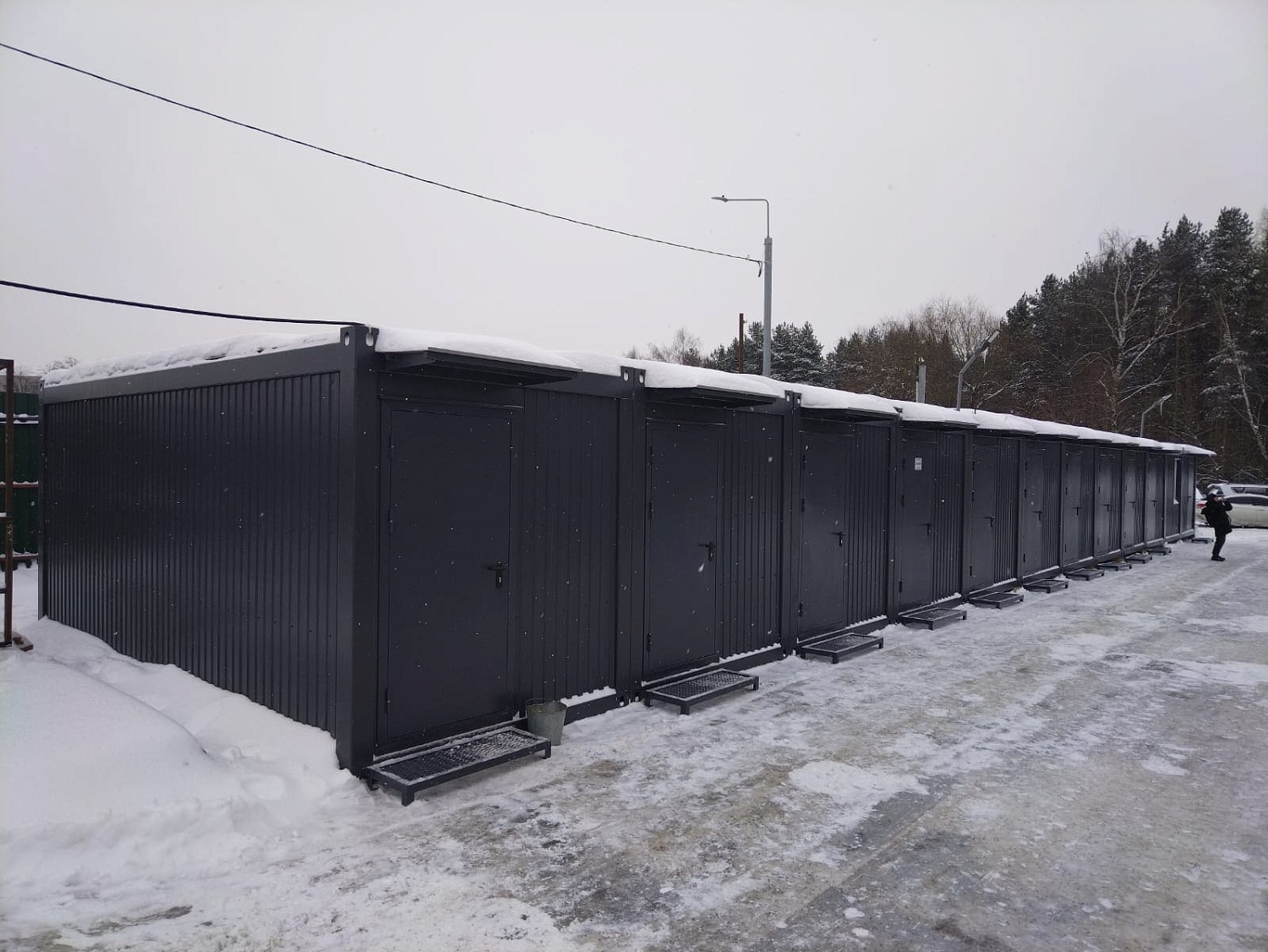 Компактный городок на строительной площадке на базе 21 модуля "Звезда"